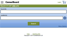 Tablet Screenshot of noteworthy.careerboard.com